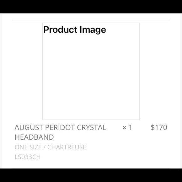 Lele sadoughi august birthday headband - Picture 2 of 5